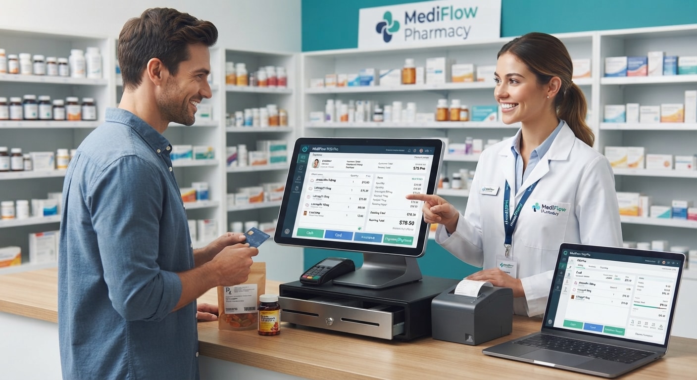 Pharmacy POS screenshot